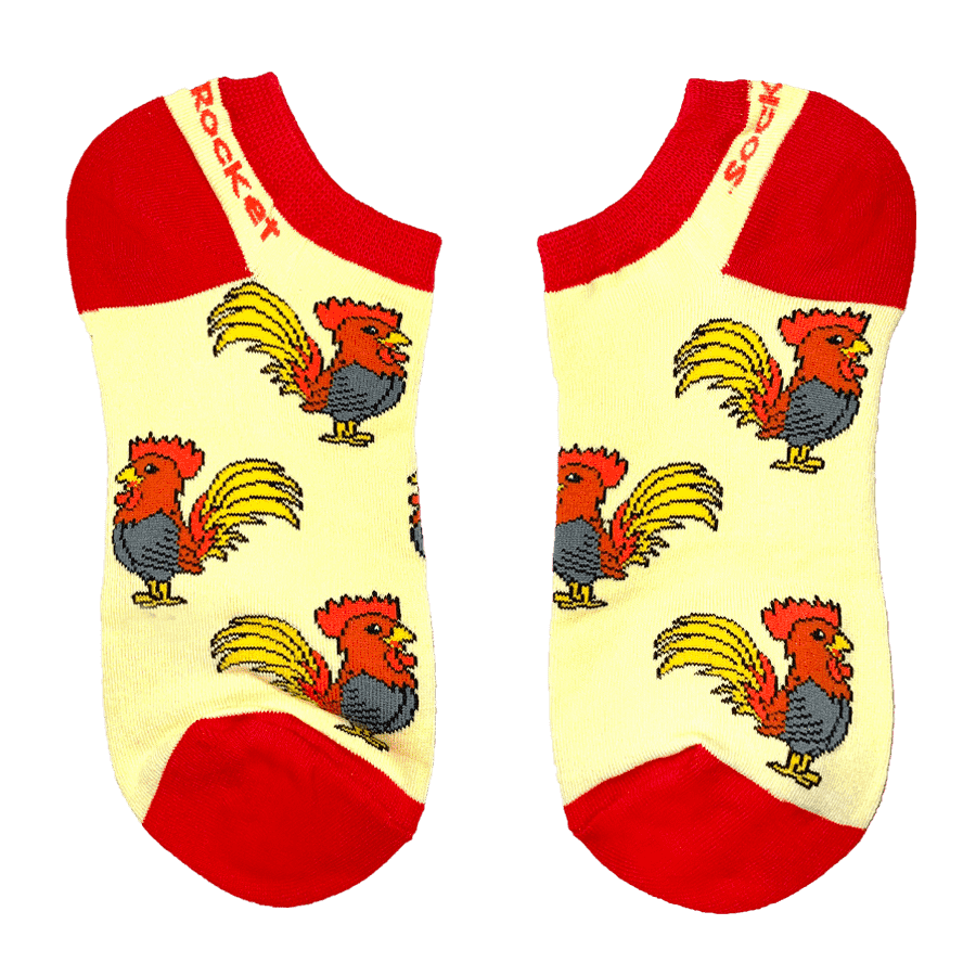 Roosters Ankle Socks